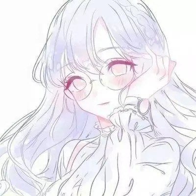女生头像年轻忧郁气质动漫图片