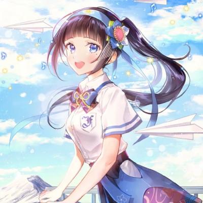 卡通图片可爱女生呆萌头像