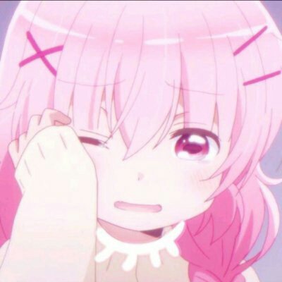 二次元可爱粉色系女生头像图片