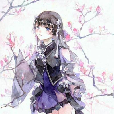 qq头像动漫女伤感高清图片
