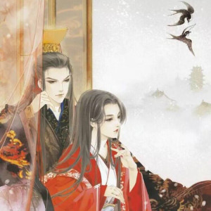 情侣古风动漫头像两人同框图片