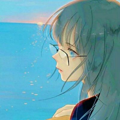 qq头像动漫女伤感高清图片