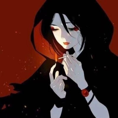 女生头像年轻忧郁气质动漫图片