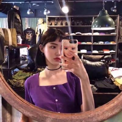 女生头像可爱手机挡脸仙气图片