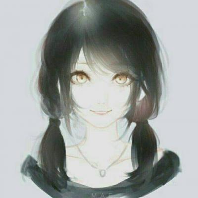 qq头像动漫女伤感高清图片