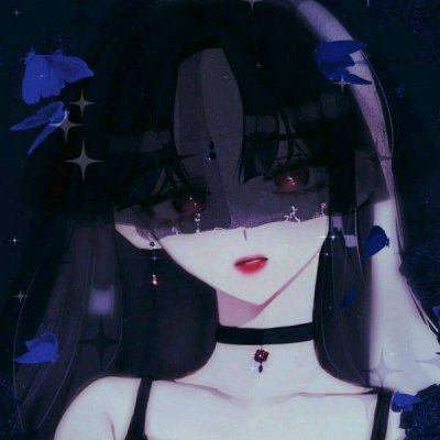 动漫头像女生颓废