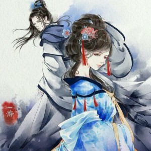 情侣古风动漫头像两人同框图片