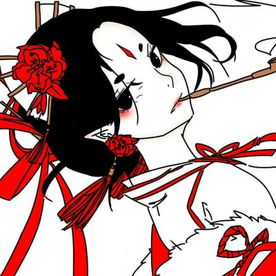 古风丧系头像仙气女动漫图片