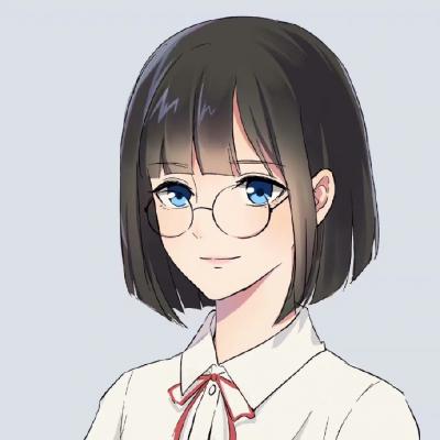 情头一男一女分开两张卡通二次元高清图片