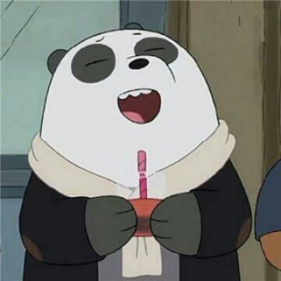 咱们裸熊卡通情侣头像一左一右图片