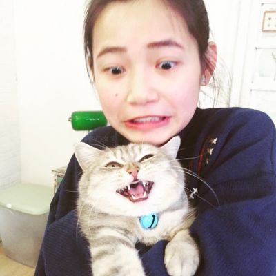 萌女生头像小清新可爱真人图片