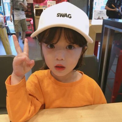 网红头像可爱女孩萌娃图片