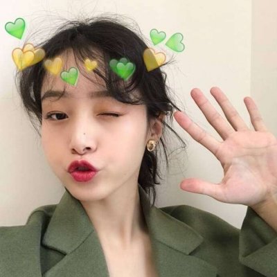 萌妹子头像可爱小清新图片