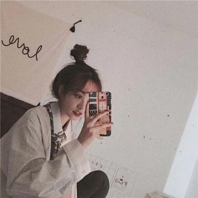 女生头像可爱手机挡脸仙气图片