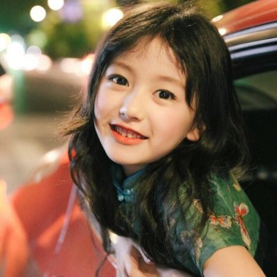 网红头像可爱女孩萌娃图片