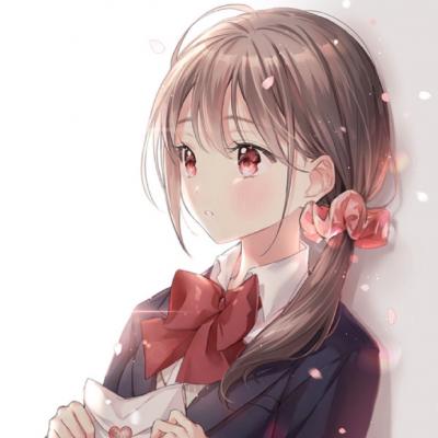 小清新唯美动漫头像图片女生