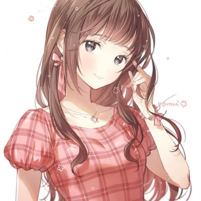 小清新唯美动漫头像图片女生
