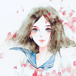 校园风清纯动漫女生头像图片