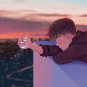 伤感失恋动漫头像男生失落图片