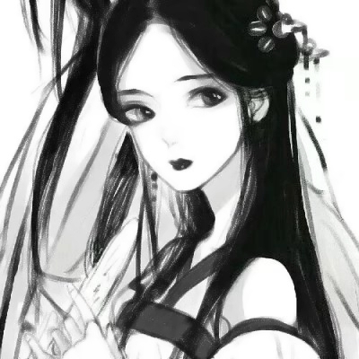 暗黑系头像女高冷丧系动漫图片