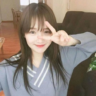 萌女生头像小清新可爱真人图片