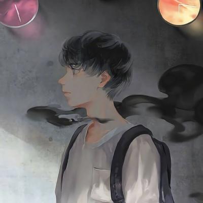 男生头像伤心绝望动漫