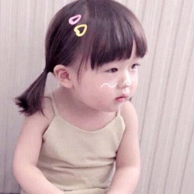 网红头像可爱女孩萌娃图片