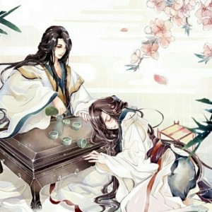 情侣古风动漫头像两人同框图片