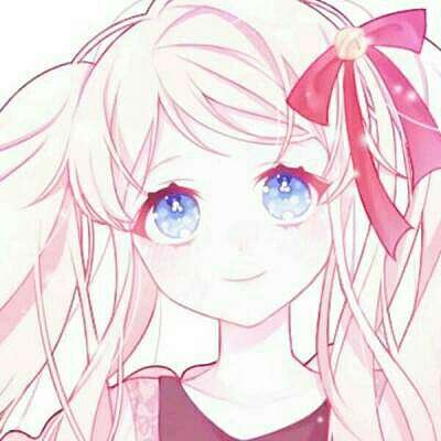 二次元可爱粉色系女生头像图片