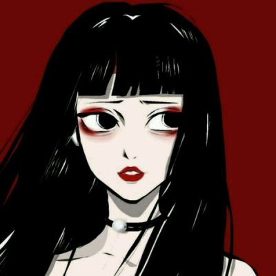 动漫头像女生颓废
