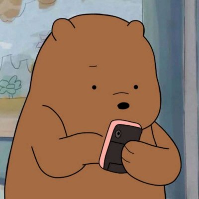 咱们裸熊卡通情侣头像一左一右图片