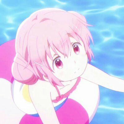 二次元可爱粉色系女生头像图片