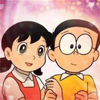 哆啦A梦大雄与静香情侣头像图片