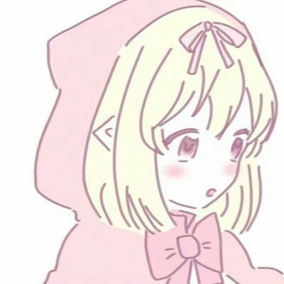 二次元可爱粉色系女生头像图片