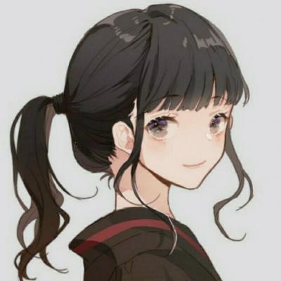 情头一男一女分开两张卡通二次元高清图片
