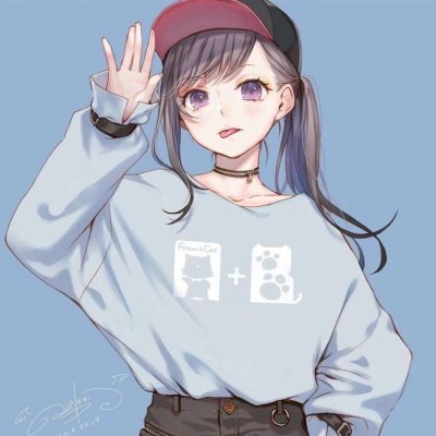 女生头像年轻忧郁气质动漫图片