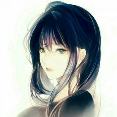 qq头像动漫女伤感高清图片