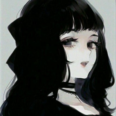 动漫头像女生颓废