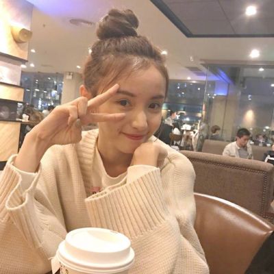 萌女生头像小清新可爱真人图片