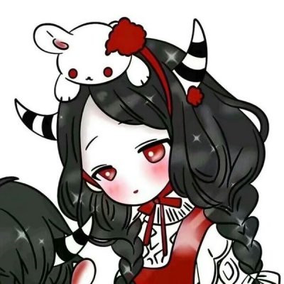 冷酷黑暗系情侣头像动漫一左一右图片