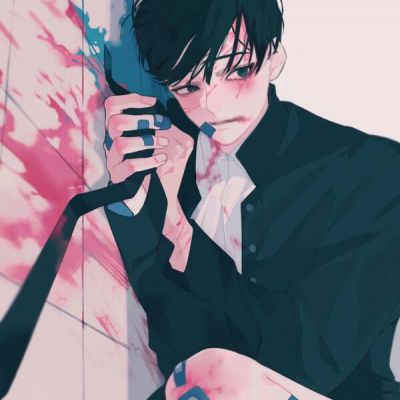 孤独伤感动漫头像男生图片