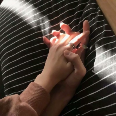 qq情侣头像部位图真人