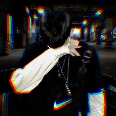 炫酷男生头像黑白
