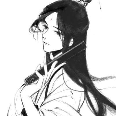 情侣漫画古风头像一左一右高清好看图片