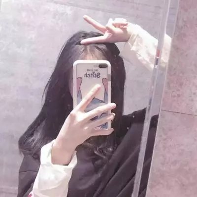 女生霸气头像手机挡脸