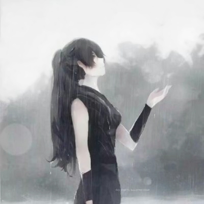 女生头像高冷厌世动漫暗黑系列图片