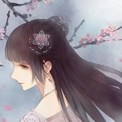 情侣漫画古风头像一左一右高清好看图片