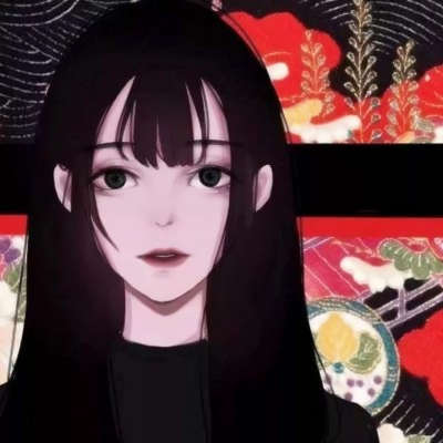 女生头像高冷厌世动漫暗黑系列图片