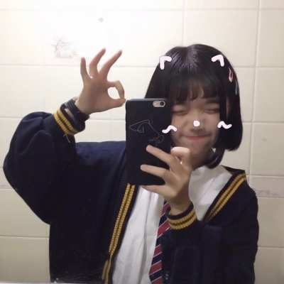 女生头像可爱萌真人高清图片