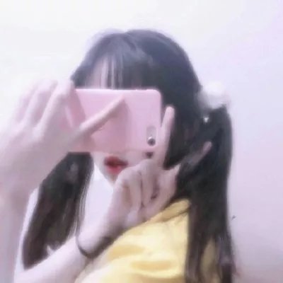 女生霸气头像手机挡脸